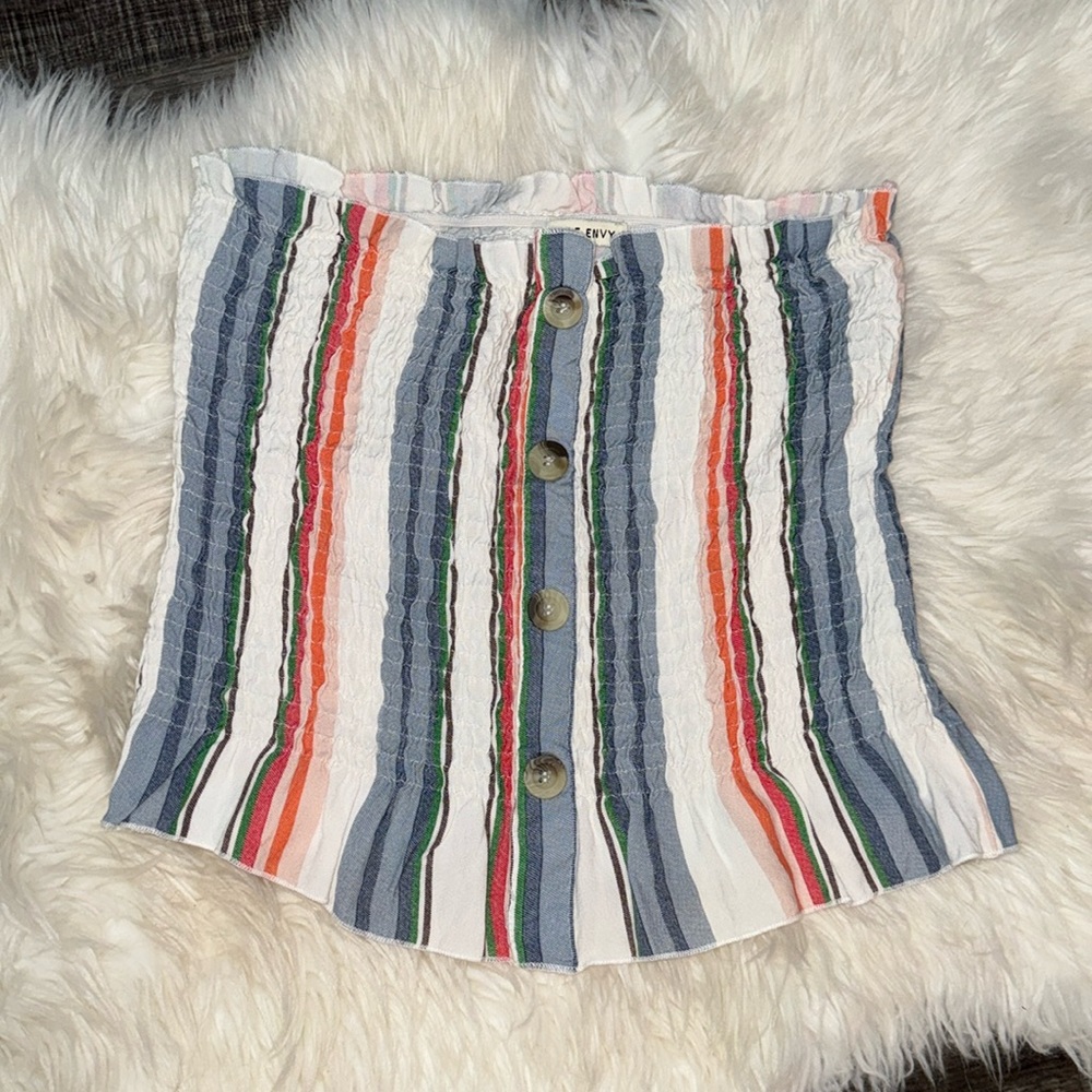 Style Envy Women’s Large Striped Tube Top - Multicolor